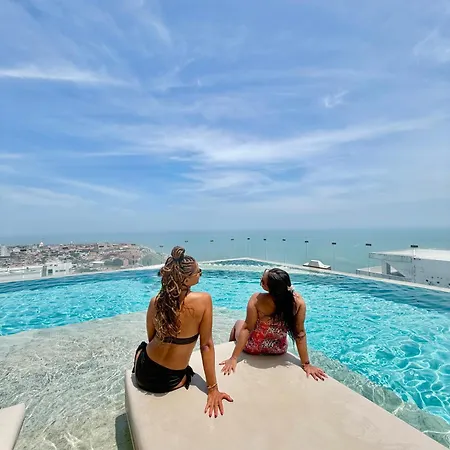 Murano Centro 1 26fl, Oceanfront 360 Views Free Airport Pickup * Cartagena